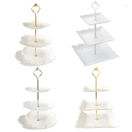 Bakeware Tools Cake Stand Serving Detachable Versatile Stunning Wedding Exquisite Dessert Holder For Weddings Fruit Plate