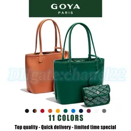 Designer Goya Anjou mini shopping tygväskor Kvinnor Herr Fashion Luxury Bucket Clutch Bag Crossbody Handväska Purses Leather Beach Bagage Weekend Mother Shoulder Bag
