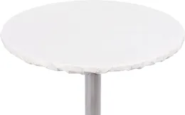 Сверхмощная виниловая круглая столовая настольная крышка с фланелевой поддержкой яркие цвета эластичная скатерть, отличная для внутренней и наружной