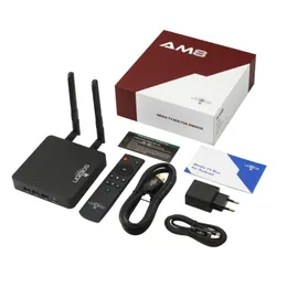 UGOOS AM8 TV BOX AMLOGIC S928X-J ANDROID 11 LPDDR4 4GB 32GB SUPOPRT VOICE AV1 WIFI6E BT5.3 1000M 8K DOLBY VISION