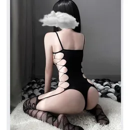 Women Sexy Fishnet Mesh Lingerie Plus Size Underwear Chemises Bobysuit Teddie Catsuit Sex Erotic Clothes Cosplay Costumes