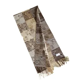 Lowees Scarf High Quality WomenNew Chessboard Plaid Scarf Thicked Warm Cashmere Wool Scarf Women's Winter Fringe Long Neck Shaw