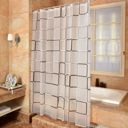 Shower Curtains Bathroom 3D Waterproof Mildew proof PEVA Bath Environmental Toilet Door 230422