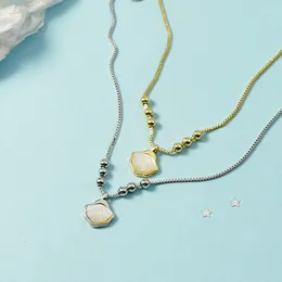 Ankletter ankel mode koppar fotkedjor skal hänge kvinnlig design vit fritillaria smycken kvinnor strand ankler tillbehör