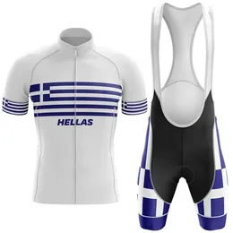 2022 Hellas Cycling Jersey Set Summer Mountain Bike Clothing Pro自転車スポーツウェアスーツMaillot Ropa Ciclismo1910