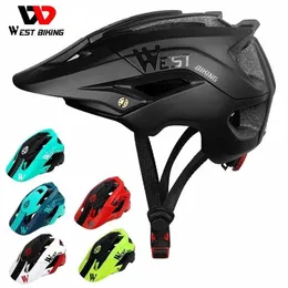 Caschi da ciclismo WEST BIKING Casco da bici ultraleggero Sicurezza Sport Ciclismo Prese d'aria Casco Ciclismo Protettivo Mountain Road Bicicletta Uomo Donna Casco J230422