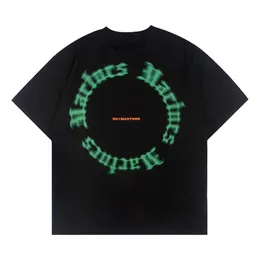 メンズTシャツヒップホップTシャツメン用ストリートウェアハラジュクファジーレタープリントストリートウェアカジュアルコットン綿ティーシャツY2K服トップZ0421