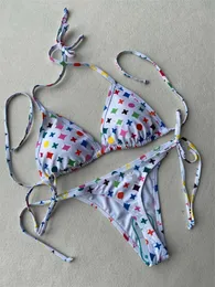 Diseñador de bikini para mujeres Sexy Beach Bikinis Traje de baño Carta de moda Lace impreso Summer Split Swimsuit Bikinis para mujeres de lujo marcas mixtas de lujo swimwear s-xl
