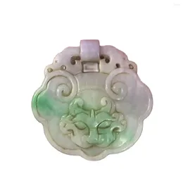 Decorative Figurines Chinese Old Jade Animal Print Pendant A Symbol Of Peace And Happiness