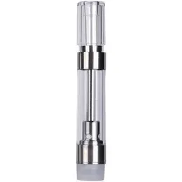 Preslenmiş M6T Vape Kartuşlar Yuvarlak Push Snap Ağızlık G5 Seramik Plastik 0.8ml 1.0ml Clear 510 İplik Sepetleri