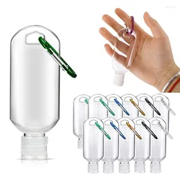 Storage Bottles 5PCS Mini Portable Bottling With Hook Alcohol Disinfectant Outdoor Mountaineering Camping Travel Equipment
