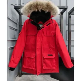 Canda Goose Mens Winter Down Jackets tjock Warm Down Men Canada Goode Parkas Kläder utomhus Fashion Keeping Par Live Broadcast Coat 103