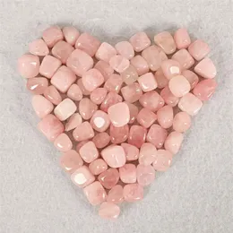 100g Pietre di cristallo naturale Quarzo rosa Pietra preziosa Roccia e minerali Cristallo e pietra naturale burattata per la decorazione di casa e giardino235J