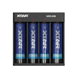 XXTAR MC4S ładowarki baterii typu C Wpuszek USB ładowarki USB dla 18650 AAA AA Batterys ZZ