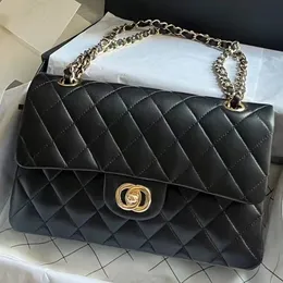 Дизайнерская сумка-мессенджер Trend Ladies Luxury Lambskin Texture Fashion Gold Letter Logo