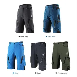 Lixada MTB-Radhose, atmungsaktiv, Sport, lockere Passform, Shorts, Outdoor, lässig, Radfahren, Laufen, Kleidung mit Reißverschlusstasche263z