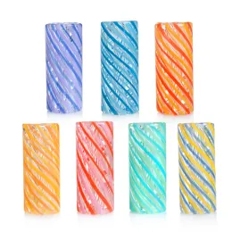 Wholesale Colored Glass Filter Tips glass connecter for bong water pipes smoking accessories ZZ