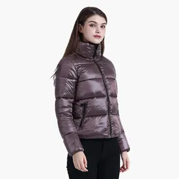 Chaquetas de mujer Santelon invierno casual acolchado puffer para mujer abrigo femenino cálido corto parka básica a prueba de viento impermeable ropa al aire libre 231122