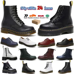 Dr Martinss botas para homens mulheres botas homens mulheres tênis de luxo triplo preto branco clássico tornozelo botas curtas inverno neve ao ar livre sapatos quentes