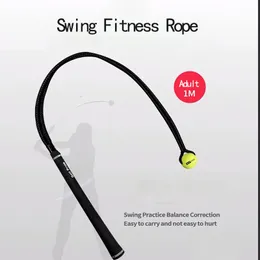 Other Golf Products Golf Swing Rope Strength Trainer Beginner Training Accessories Warm-up Exercise Assist 230421