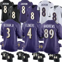 Zay Flowers Lamar Jackson Odell Beckham Jr. Mark Andrews J.K. Maglie da calcio personalizzate Dobbins Ray Justin Tucker Lewis Kyle Hamilton Marlon Humphrey Ed Reed