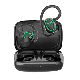 Słuchawki słuchawki Nowe słuchawki bezprzewodowe dla sportowego zestaw słuchawkowego hałasu hide hałas z uszami i wbudowane w mikrofonie hi fi stereo eadset i