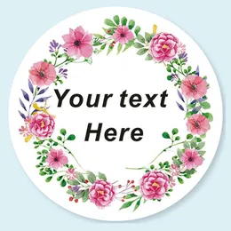 Party Favor 100pcs CustomizedPersonalized Wedding Stickers Custom Candy Engagement Anniversary Favors Labels1
