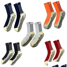 الجوارب الرياضية مزيج الطلبات المبيعات كرة القدم غير الانزلاق Trusox Mens Soccer Calcetines مع إسقاط تسليم في الهواء الطلق Outdo Dhnmc