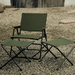 Krzesło składane meble obozowe Odłączane kemping bawełniany zacisk aluminium Aluminium przenośne mocne i trwałe łożysko łożyska wysokiego obciążenia ergonomiczne
