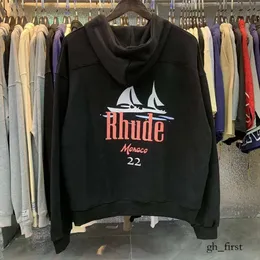 Rhude Hoodie 2023 New Rhude Hoodie 23ss Mens Womens Designer Hoodies Casual Men Women Sweatshirts for Autumn Fashion Casual Pullovers US 280