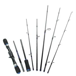 8 Sections carbon fiber fishing rod tackle travel fishing casting spinning rods china pole for fly carp vara de pesca342a