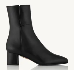 Märken vinter kvinnor aquazzura sellier bootie boot muede london huvuddesign Italien trendig aftonklänning höga klackar box eu 35-43