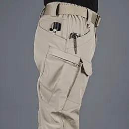 Mäns byxor Deeptown Casual Tactical Cargo Pants for Men Militär flera fickbyxor Male Loose Army Fashion Style Slim Jogger 3XL 230422