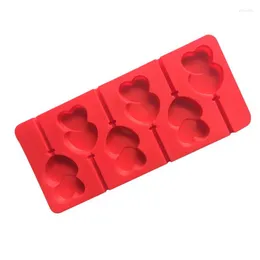 Stampi da forno Stampi per lecca-lecca a forma di cuore d'amore Stampo per gelatina e caramelle Stampo per decorazione di varietà Bakeware in silicone