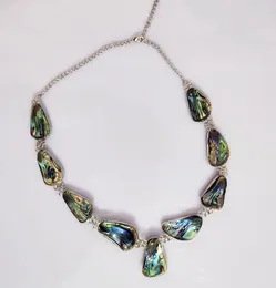 Hänge halsband vackra abalone skal halsband damer mode smycken muslimska kvinnor turistparty semester gåva