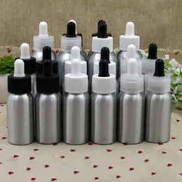 30ML 50ML 100ML Aluminum e Liquid Reagent Pipette Bottles Eye Dropper Aromatherapy Essential Oils Perfumes bottles Vacgv