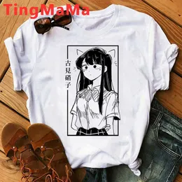 メンズTシャツkomiカントコミュニケーションコミショーコ服tシャツ男性ハラジュクカワイイストリートウェアグランジサマートップヴィンテージZ0421