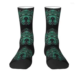 Calzini da uomo Kawaii Great Cthulhu Uomo Donna Warm 3D Print Lovecraft Mythos Octopus Monster Sports Basket