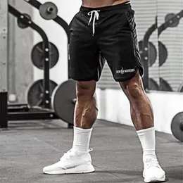 Mens Shorts Summer Brand Mesh Quick Dry Fitness Shorts Men Gym Knee Length Bodybuilding Active Shorts Joggers Workout Sweat Short Pants 230421