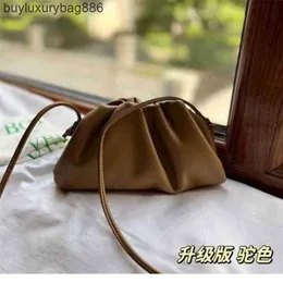 Authentic Bags Leather Venetas Bottegabag B's Bag Handbag Soft Hobo Fashion Bags Cloud Women's French Oblique Cross Wrinkled 1 Outlet 49FR YI-QCANWN-9KLZ