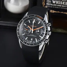 أوميغ رجال الساعات 2023 2024 New Men's Watch Watch Full Watch Watch High Quartz جودة أعلى حركة فاخرة الساعات العلامة التجارية لمطاط الفولاذ المقاوم للصدأ فرقة الرجال 05