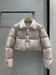 Milan Runway – Parkas en duvet pour femmes, nouvelle collection automne-hiver 2023, col à revers, manteaux de marque du même Style, vestes de styliste pour femmes, 1122 – 16