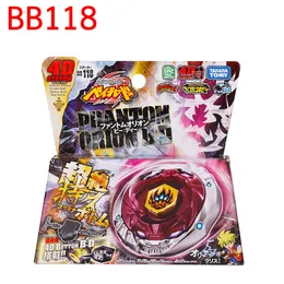 Dönen En İyi Orijinal Tomy Japonya Beyblade Metal Füzyon BB118 Phantom B Dlauncher 230421
