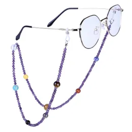 Łańcuchy okularów Dziewięć planet naturalne kryształowe kamienne koraliki okulary łańcuchowe łańcuchy łańcuchy okularów okularów okularów smyczy