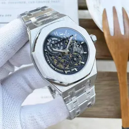 Męskie zegarek puste projektant luksusowy automatyczny ruch zegarek wyświetlacz Rose Gold Rozmiar 42 mm 904L Pasek ze stali nierdzewnej Wodoodporny szafir Orologio.