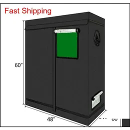 Serra da giardino 48 x24 x60 Tenda da coltivazione per interni 600d Mylar riflettente Non a qylHBG packaging2010254Q