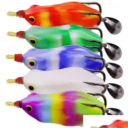 Angelhaken Hersteller Großhandel Thunder Frog Bait Modifizierter Blutkanalhaken mit Klangperlen Langwurf Blackfish Poison Arrow Dhizu