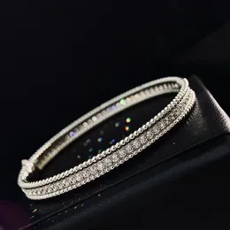 Full Zircon Cuff Bangle Bracelets For Women Bracelet Party Fine Jewelry Shine Jewelry for Women New