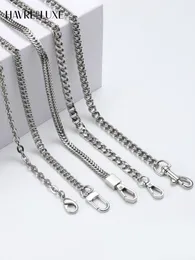 Bag Parts Accessories Silver Chain Transformation Straps Replacement Underarm Crossbody Shoulder Strap Metal Armpit Chains 230421