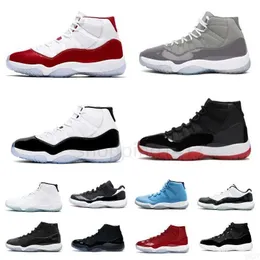 Designer Hiking With Box 11 Retro Cherry Basketball Shoes Men Women 11s Midnight Navy Cool Grey Bred Concord Jubilee 25th Anniversary Low 7210 Mens Trainers Sports Sn